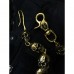 Gold Skull Wallet / key Chain  TBE90